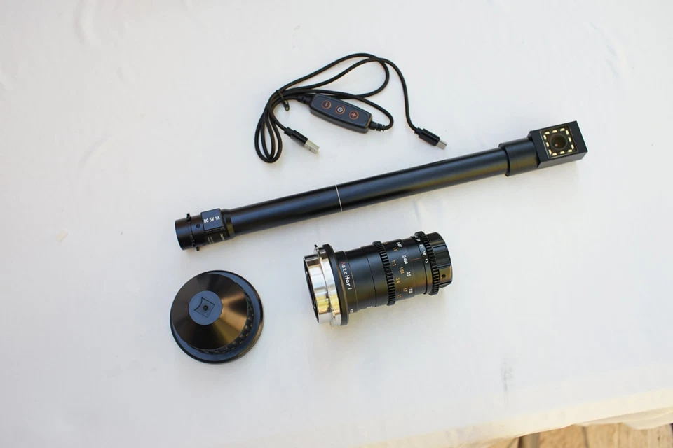 Lente impermeable AstrHori 28 mm F13 2X sonda macro para montaje PL - tubo de 90 grados Foto 4 de 4