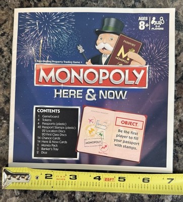 Monopoly Here and Now Instructions Manual Rules 2015 Replacement Part Pieces