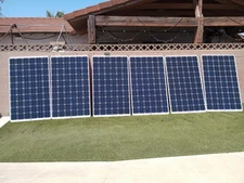 6 pairs of Enphase micro inverters + 290 Watt Solar Panels 