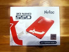 Netac 256GB Internal SSD 2.5'' SATAIII 6Gb/s Solid State Drive