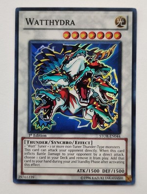 Watthydra STOR-EN044 Storm of Ragnarok 1st Ed Super Rare NM #2