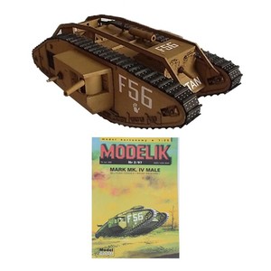 1/25 Scale UK Mark Mk IV Male Tank Model Set Military Puzzle Gift For Kids