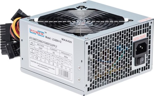 LC-Power 420W Netzteil – Modell LC420H-12 (V1.3) – Ideal für Office-PCs