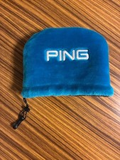 TaylorMade Reversible Iron Head Cover Black Blue Drawstring Golf Club Headcover