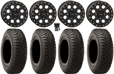 System 3 SB-7 15'' Wheels Bk (6+1) 32'' BFG KM3 Tires Textron Wildcat XX