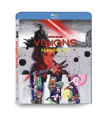 Star Wars Visions season 1-3 :BD All Region New Sealed English Audio