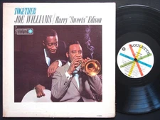  JOE WILLIAMS & HARRY SWEET EDISON Together LP ROULETTE R-52069 US 1961 DG MONO