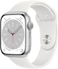 Apple Watch Series 8 GPS 45mm Smartwatch Silb...