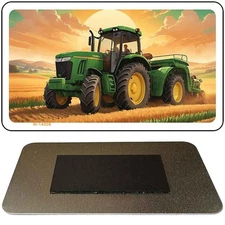 Tractor Sunset Novelty Metal Magnet Fridge Refrigerator Home Kitchen Decoration