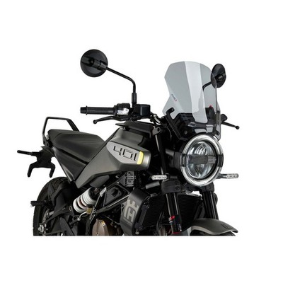 PUIG NAKED NG SPORT SCREEN FIT ON HUSQVARNA SVARTPILEN 401 24-25 LIGHT SMOKE