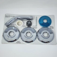 Glacier Bay Aragon 3 Handle Tub & Shower Faucet Hardware Accessories in Chrome