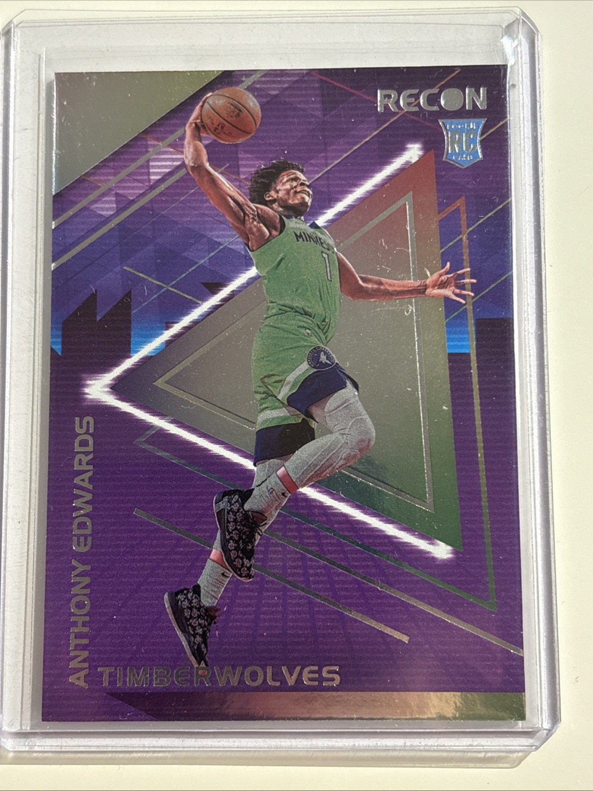 2020-21 Panini Recon - Anthony Edwards #125 Holo (RC)