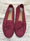 Mercanti Fiorentini MF-3200 Red Suede Driving Loafers Women's Size 9.5B — photo 2