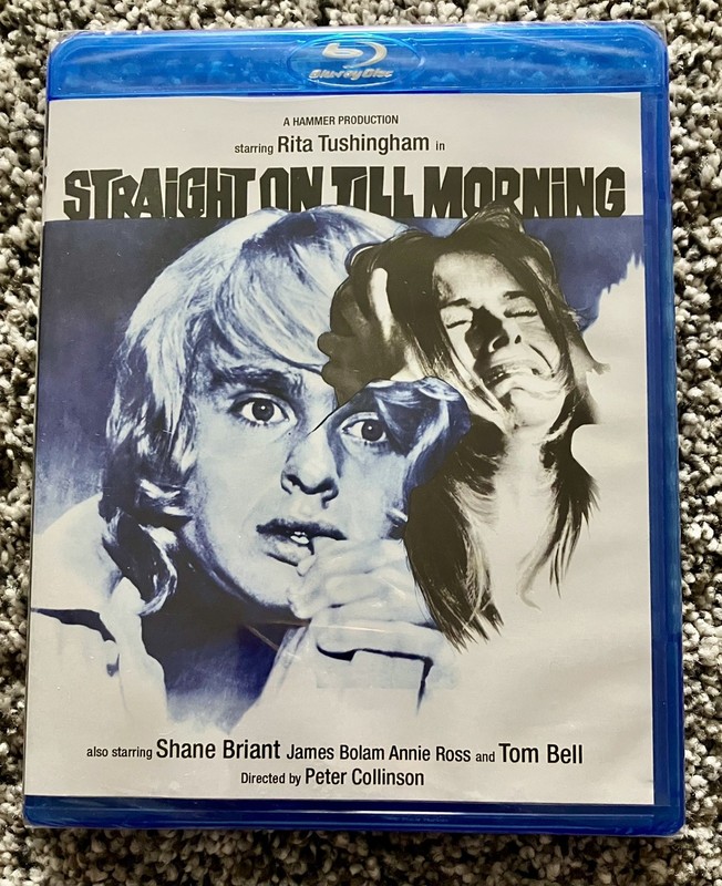 Straight on Till Morning (Blu-ray, 1972) Hammer Shout Factory Thriller OOP