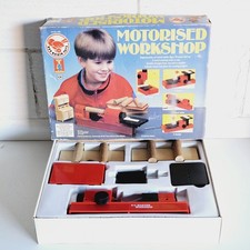 Red Robin Toys Motorised Workshop 1981 Billy Builder Vintage Toy Sold As Faulty