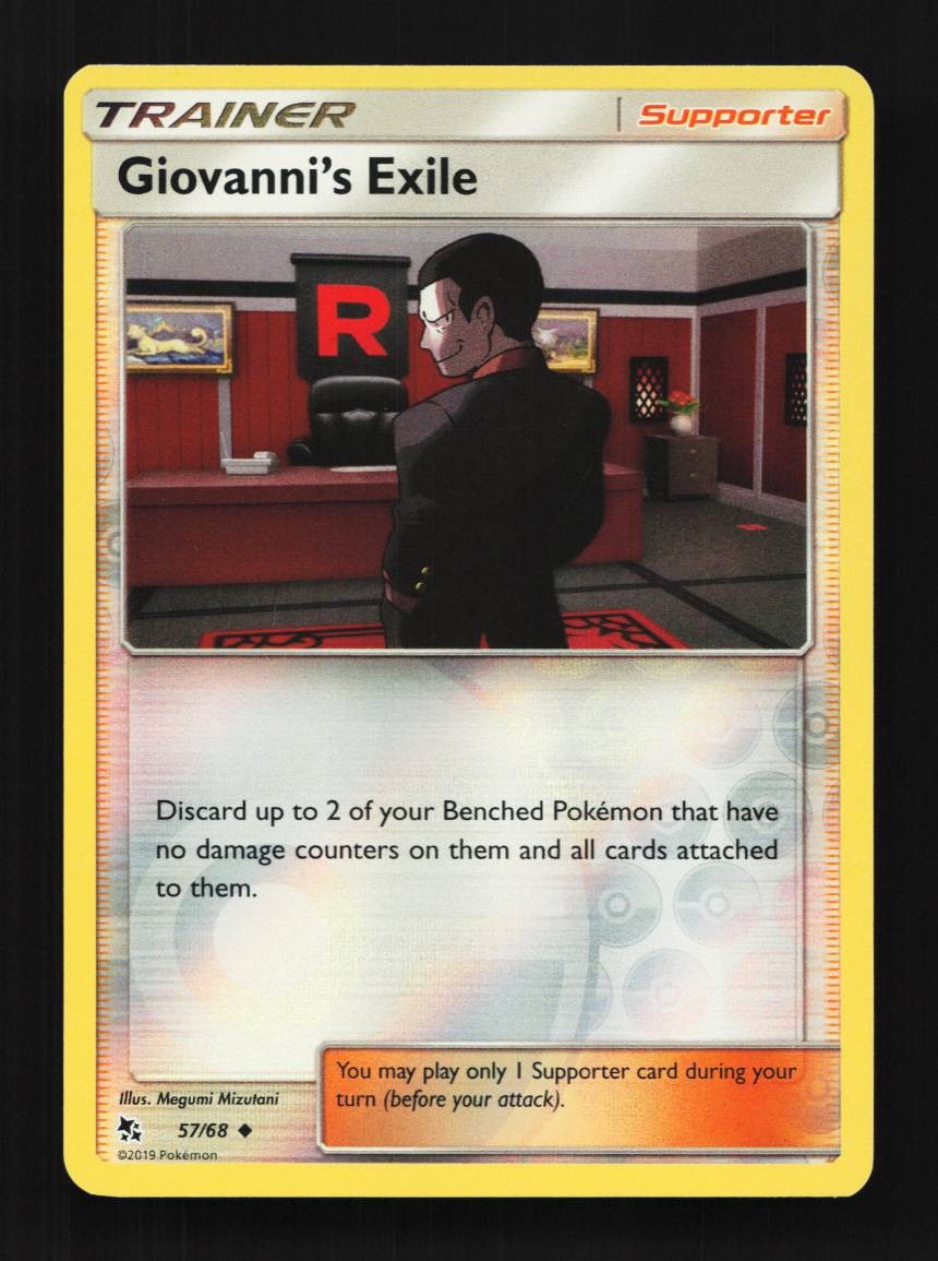 Giovanni's Exile 174/214 Unbroken Bonds English Pokemon Card TCG