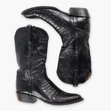Vintage LUCCHESE Alligator Crocodile Leather ...