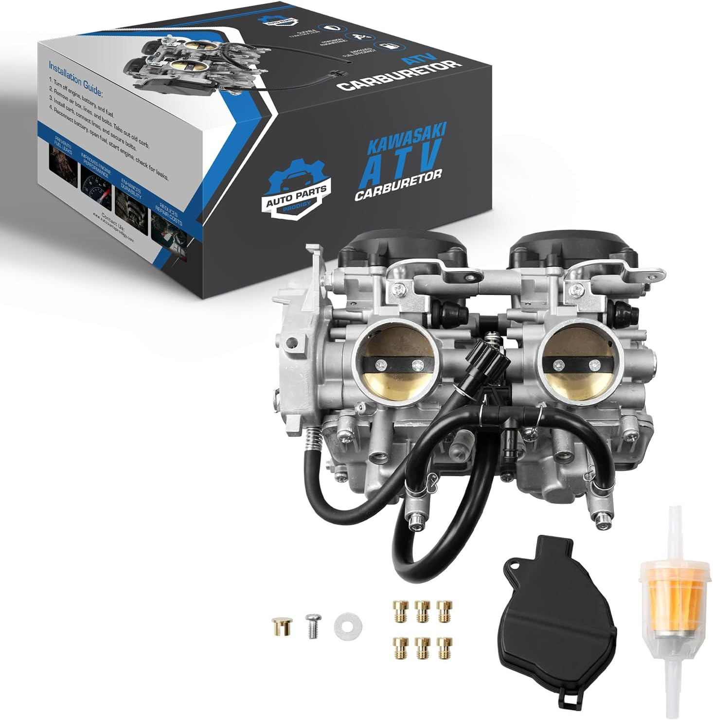 Carburetor for Kawasaki Brute Force Prairie 650 KVF650 2002-2013 15003-1755 New