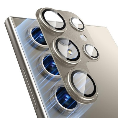 Mansoorr for Samsung Galaxy S24 Ultra Camera Lens Protector, Ultra, Gray