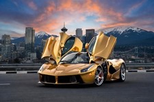 Racing Car Auto Ferrari Vancity 4K Wallpaper Digital Art HD Printable Room 1106