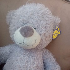Card Factory Cuddles Collection GREY teddy plush BNWT 