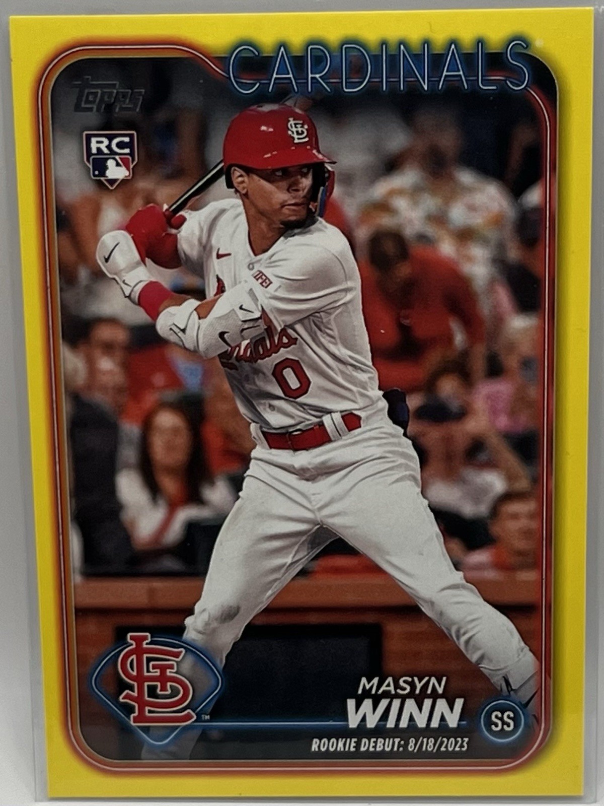2024 Topps Update | Masyn Winn RC Yellow Rookie #US272 Cardinals
