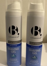 B BY SUPERDRUG FOR MEN SENSITIVE SHAVING GEL 2X190ML 26.29 per litre