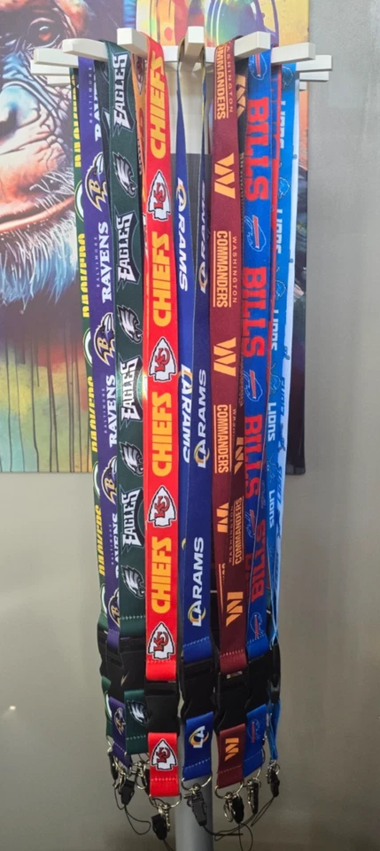 NFL Football Lanyard New Detachable ID Double Sided All 32 teams - Image 3 of 3