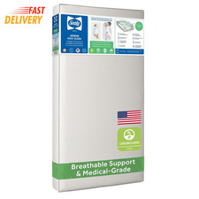 Baby Serene Duo-Sleek Crib Mattress 2-Stage Antibacterial Waterproof