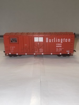 Burlington CB&Q 52656 - 40' Grain Loading Box Car - HO Athearn 2091 - Assembled