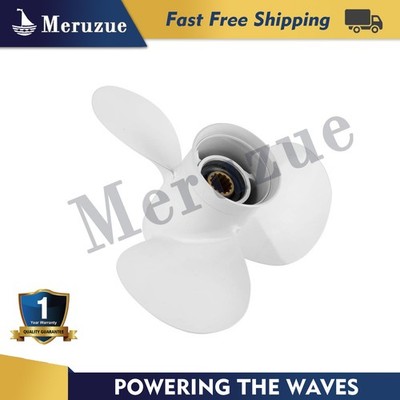 10 3/8 x13 Aluminum Boat Propeller Fit Yamaha T25 40 F40 50 F50 F60 13 Spline RH
