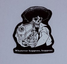 Skeleton Skull  Whatever Happens  Sticker Decal Art Decor Vinyl Journal Tc6