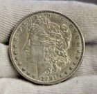 1881 US Morgan Silver Dollar $1 XF+ (Cleaned)