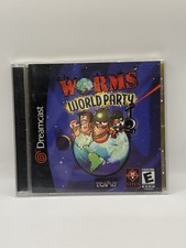 Worms World Party Sega Dreamcast Game W/ Reg Card