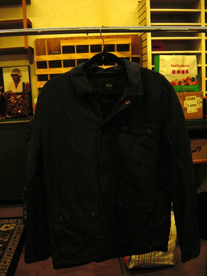 Navy Levi Rain-Jacket