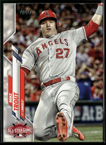 Mike Trout [Black] #U-4 2020 Topps Update card