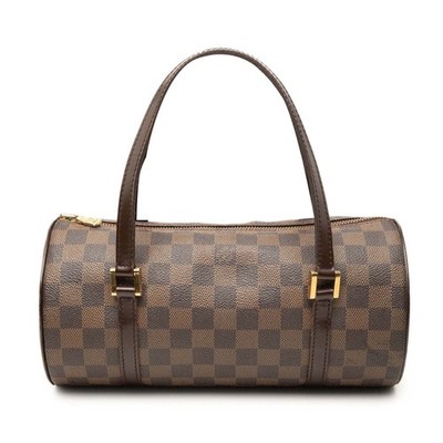 Louis Vuitton Damier Ebene Papillon 30 Pre-Loved Handbag Brown