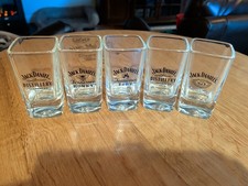 Set Of 5 Jack Daniels Shot Glasses