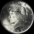 1923 P Peace Silver Dollar Coin Gem Brilliant Uncirculated BU Nice Luster