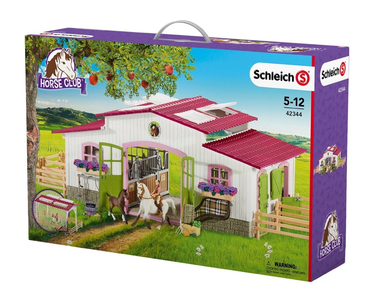 Schleich Horse Club Stable Riding Centre with Horses and