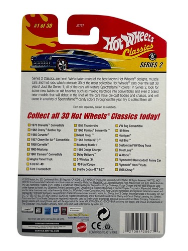 2005 HOT WHEELS CLASSICS Series 2 Mattel 1/30 1970 CHEVELLE CONVERTIBLE Diecast - Picture 3 of 3