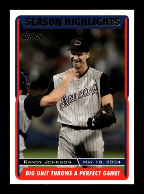2005 Topps #332 Randy Johnson SH NMMT 4546