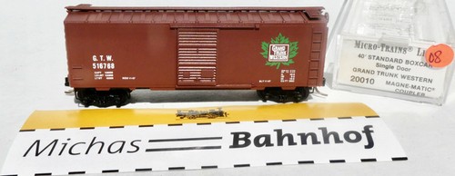 Grand Trunk Western 516768 40´ St Boxcar Micro Trains Line 20010 N 1:160 ∆08 å | Zustand: Gebraucht