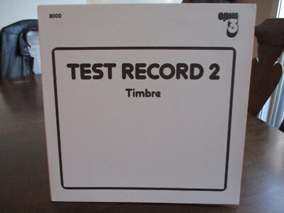 OPUS 3 LP 8000: Test Record 2 - Timbre - Bo Hansson 1981 SWEDEN NM LP $34.95