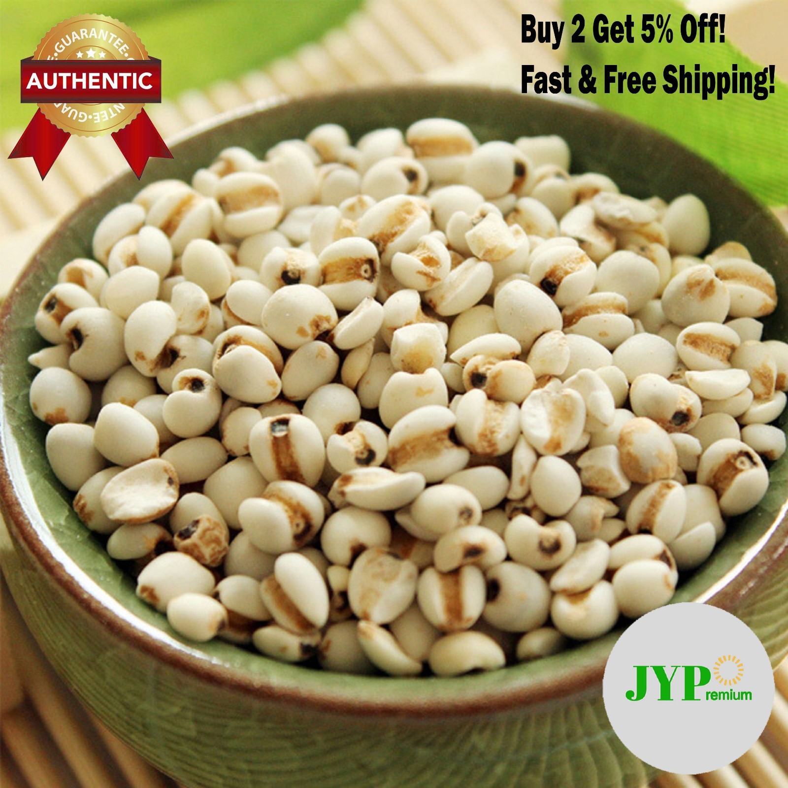 16oz / 1LB Semen Coicis, Coix Seeds, Yi Yi Ren,  薏苡仁, Pearl Barley ~ Free Ship!!