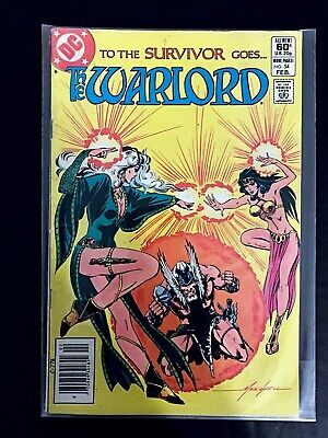 DC COMICS 1982 VF NEWSSTAND EDITION WARLORD #54 1976 SERIES 