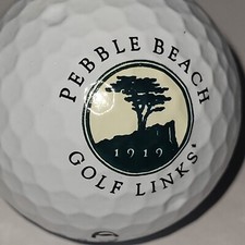 1919 Pebble Beach Golf Links Logo Used Golf Ball I-6-10 - 1ct one