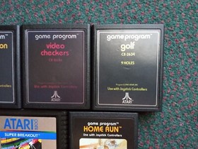 Lot of 8 Atari  5200, 2600 games. Tested, working