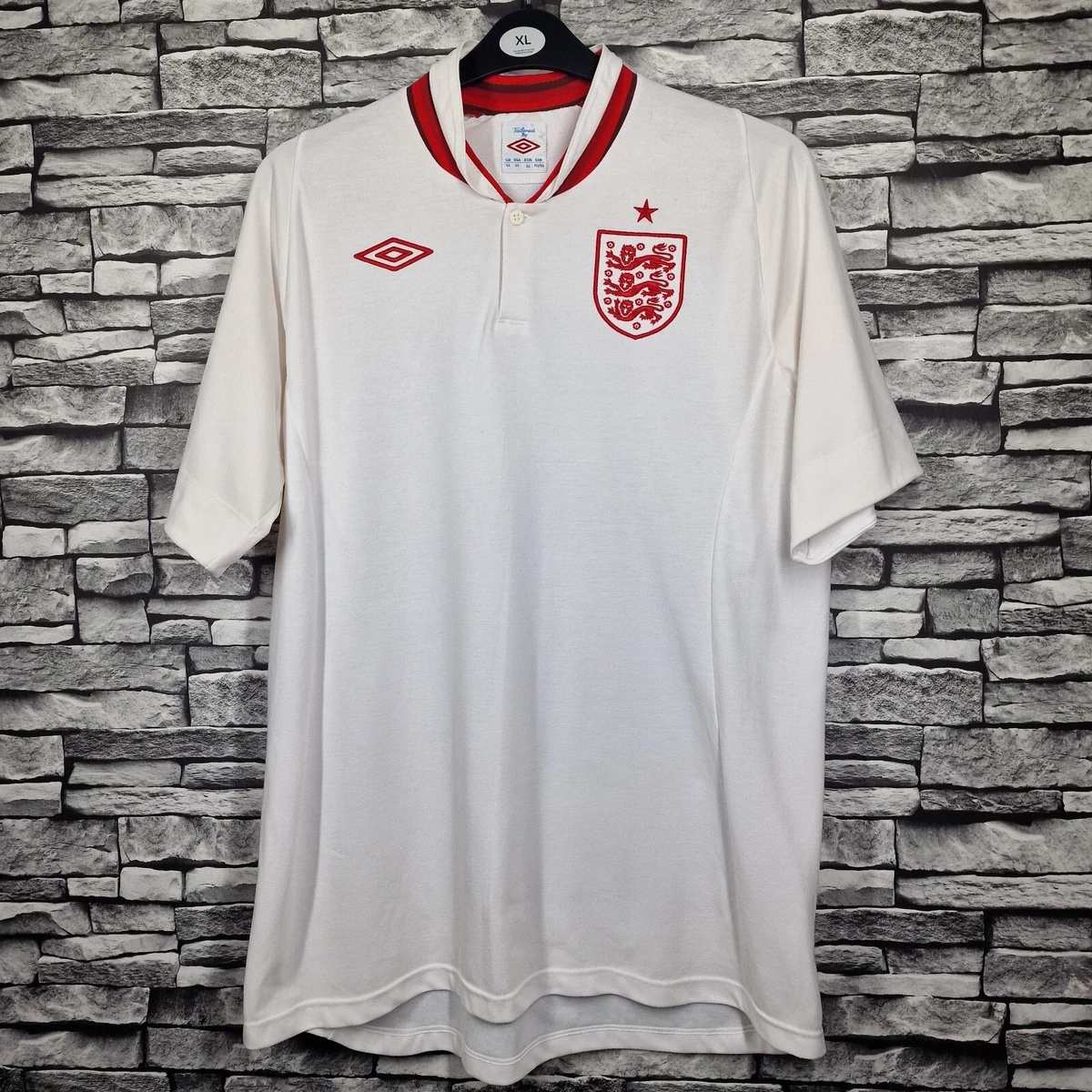 Maillot Domicile Norvège 2012/2013 Umbro - Taille XL, Rouge, Manches Courtes, NEUF