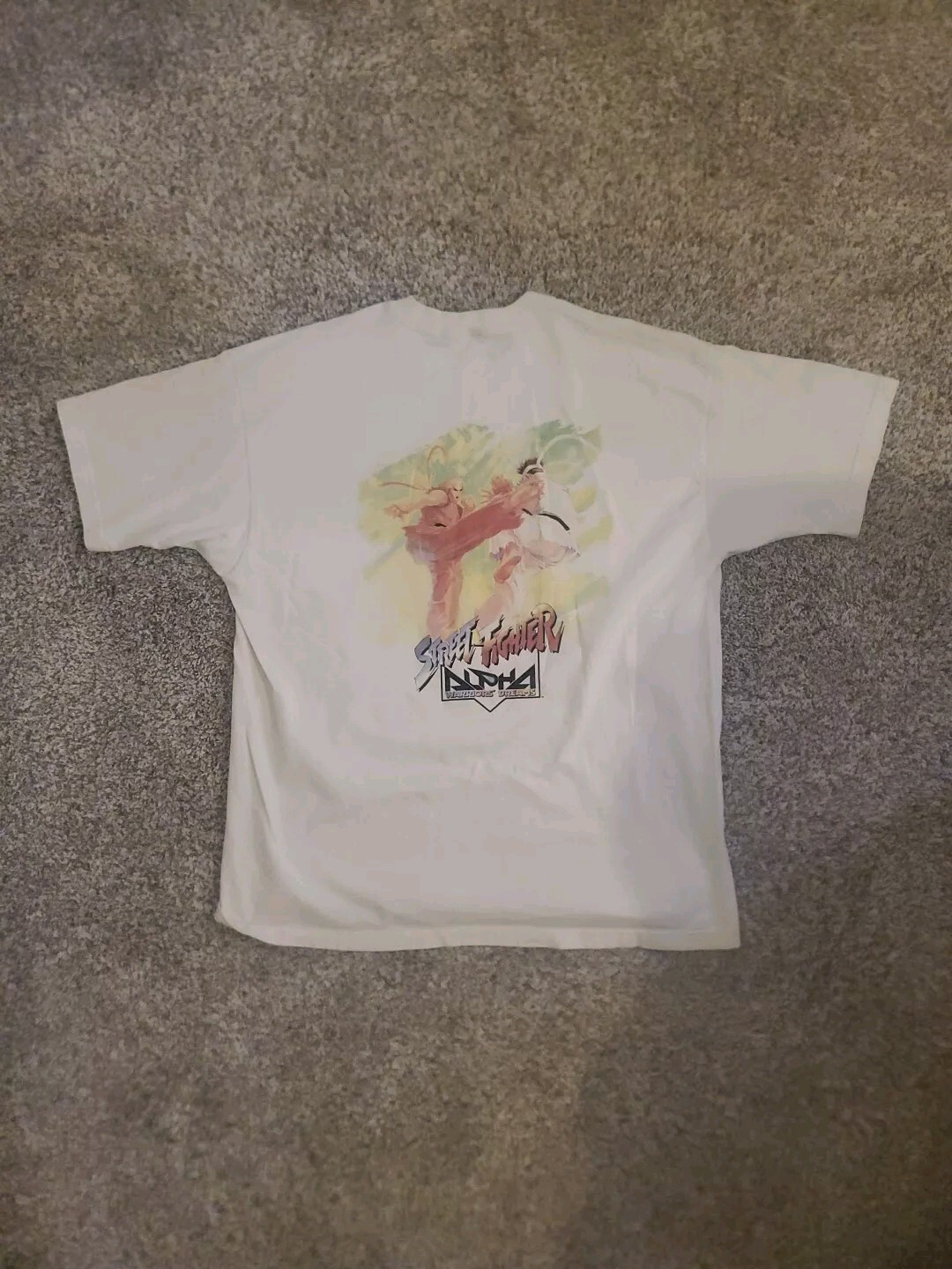 Street Fighter Alpha Warriors Dream T Shirt  Capcom Video game Vintage 90s Rare